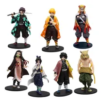 Comprar 7 Piezas Anime Demon Slayer Figuras De Juguete Colección