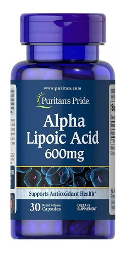 Acido Alpha Lipoic Alfa Lipoico Antioxidante 600mg