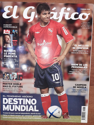 Revista El Gráfico 02/2006- Agüero Y Suplemento Imperdible 