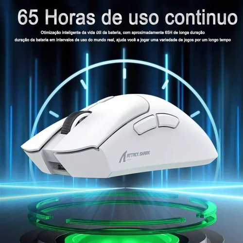 Para Mouse Para Jogos Attack Shark R1 De 18.000 Dpi,