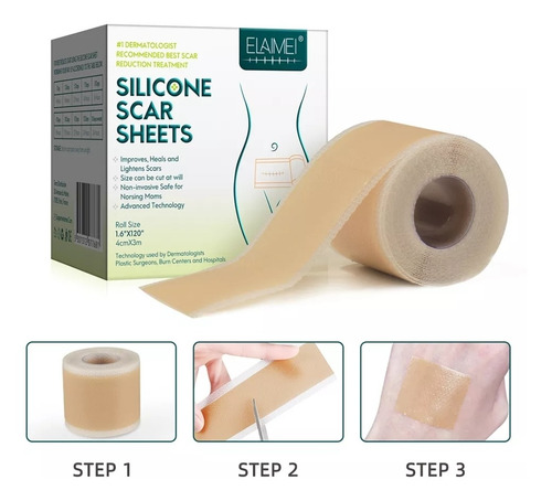 Kit Cicatrices Scar Gel/parche Abdominoplastia, Cirugía 1.5m Neutra
