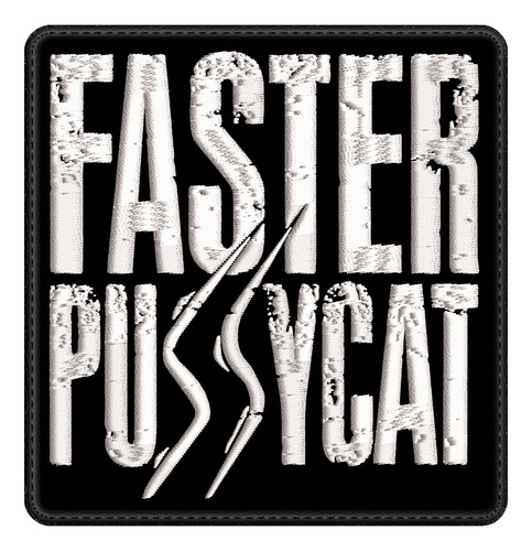  Parche Bordado Faster Pussycat. Sleaze Rock Metal Calidad