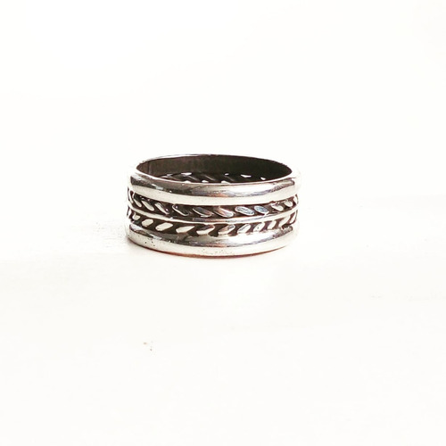 Anillo Hombre Trenza Doble