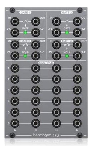 Behringer 173 Quad Gate/multiples Puerta Cuádruple Analógica