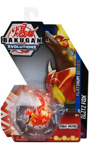 Bakugan Evolutions Platinum Series Die-cast Pyrus Blitz Fox