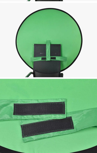 Imagem 3 de 4 de Nova Tela Verde Fundo Placa Dobrável Id Foto