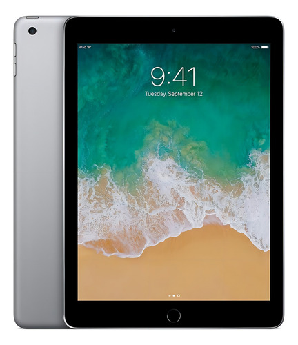 iPad 5th generation 2017 A1823 9.7" con red móvil 32GB space gray 2GB de memoria RAM - Excelente (Reacondicionado)