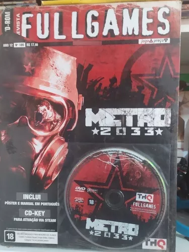 Metro 2033 (Multi) tem adaptação cinematográfica de livro que inspirou o  game confirmada - GameBlast