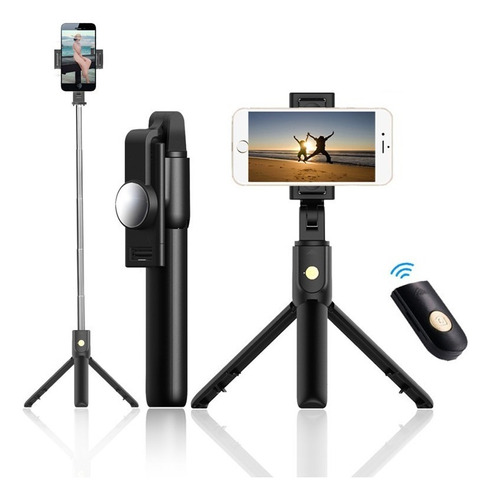 Monopod Palo Selfie Stick Bluetooth Con Tripode Celulares Cs