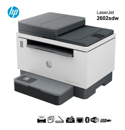 Impresora Multifuncional Hp Laserjet Tank Mfp 2602sdw Dúplex