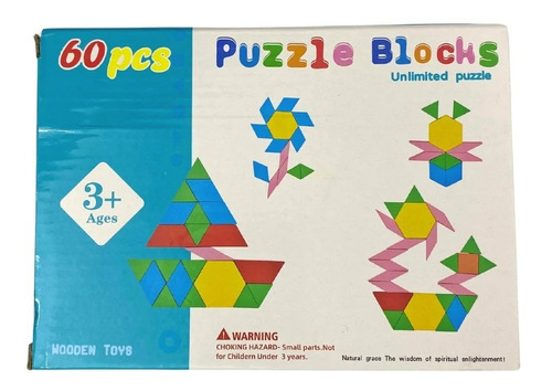 Rompecabezas Bloques Lógicos Tipo Tangram