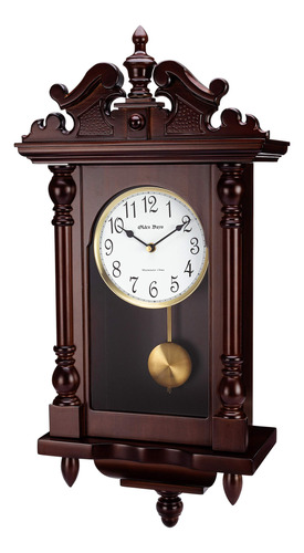 Olden Days Reloj De Pared Con Madera Real, 4 Opciones De Tim