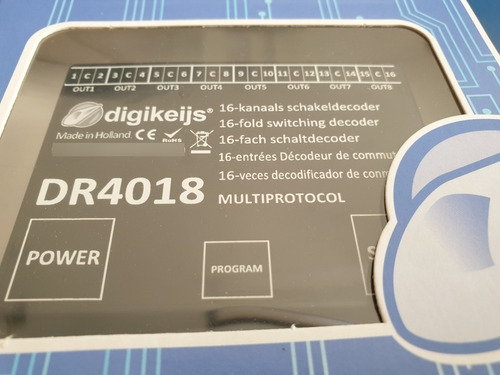 Imagen 2 de 3 de Decodificador De Conmutaciòn De 16 Canalesdigikeijs Dr4018