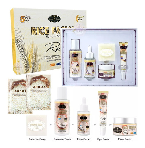 Pack De Arroz Serum Mascarilla Crema