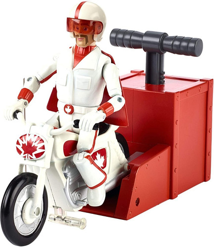 Imagen 2 de 5 de Figura Piloto De Acrobacias Duke Caboom Toy Story + Moto