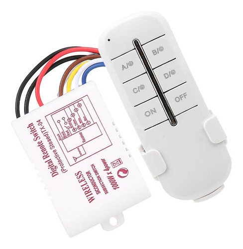 Receptor Rf Remoto Rf Ac180-240 V Con Control Inalámbrico De