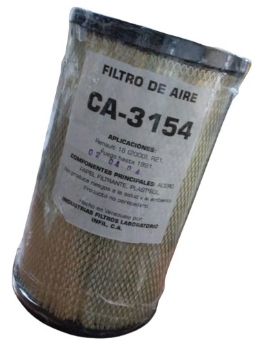 Filtro De Aire Infil Ca 3154 Renault 18 R21 Fuego