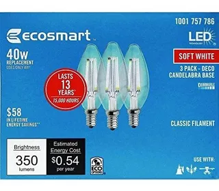 Bombillo, Focos Led, Ilum Focos Led - Ecosmart - Paquete De