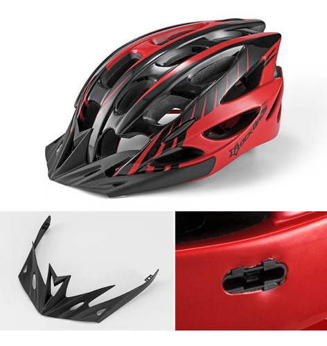 Casco Ciclismo Rockbros Wt027 Ultralivian Regulable Mtb Ruta