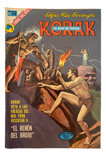 Comic Korak El Hijo De Tarzan 11 Editorial Novaro Abril 1973