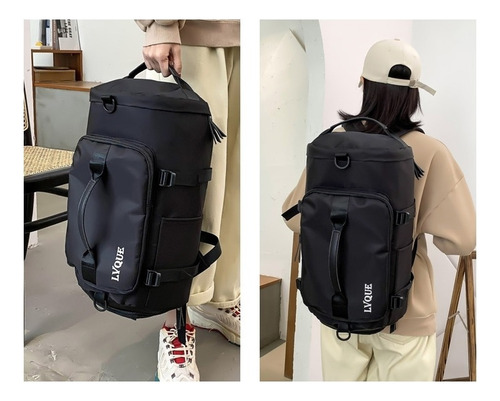 I Mochila Grande Portátil Multifuncional Separação Úmida