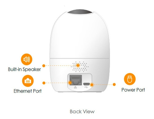 Cámara De Seguridad Imou Ranger 2 Wifi Ip Full Hd 2mp 1080p