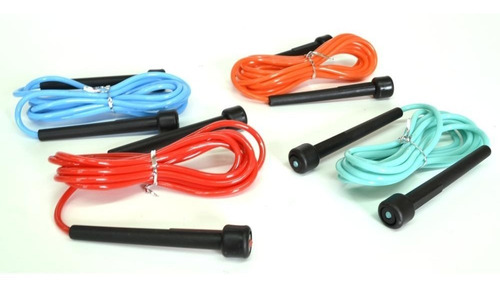 Imagen 2 de 5 de Soga De Salto Speed Rope Pvc Colores Entrenamiento