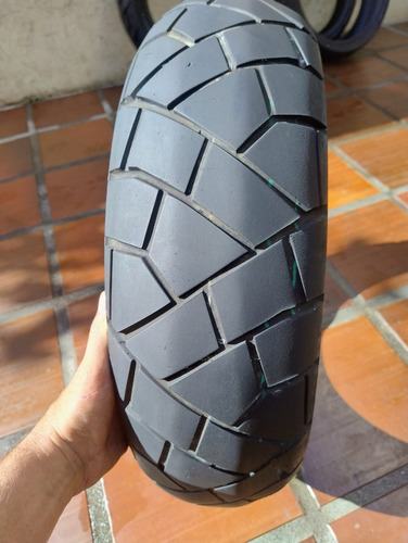 Pneu Moto Dunlop 160/60-17 Trailmax Mixtour, Meia Vida. (Usado)