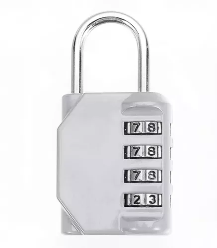 Candado de combinación de código de 4 dígitos, taquilla de gimnasio,  candado de seguridad para gimnasio, escuela, taquilla de empleados, maleta  de