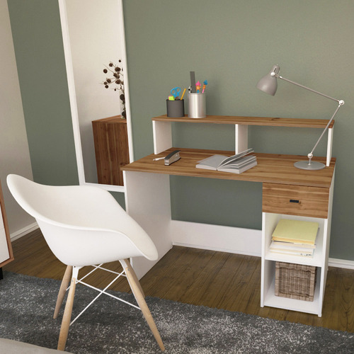 Escritorio Centro Estant Turin Blanco Paraiso Ancho 116cm