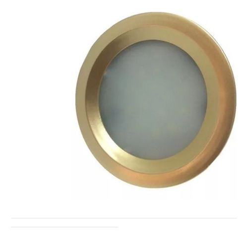 3 Uni Spot De Led Redonda Dourada 3000k Luz Quente Connect
