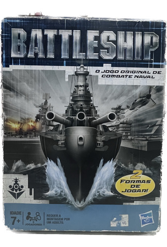 Battleship Hasbro Jogo Raro Caixa Com Rasuras E Amassos