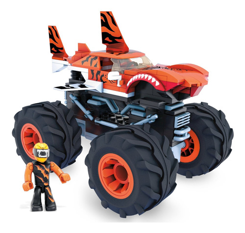 Juguete Construcción Mega Construx Monster Truck Tiger Shark