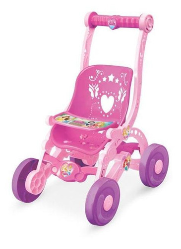 Carrinho De Bonecas Infantil Disney Princesas - Lider