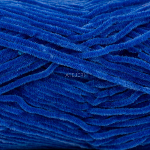 Imagen 6 de 6 de Lanas Chenille Plush Finito Ovillo X 100 Gramos