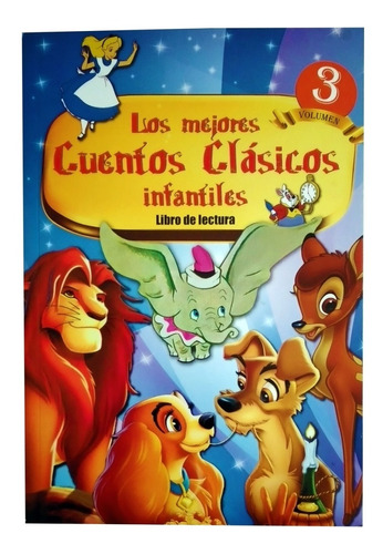 Libro Cuentos Clásicos Infantiles Disney Para Niños