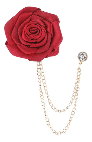 . 3 Traje De Boda Ramillete Flor De Rosa Artificial Broche