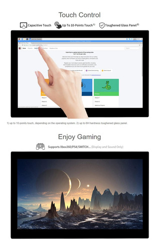 Waveshare De 13.3 Pulgadas Capacitive Touch Screen Lcd Compa