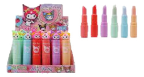 Balsamo Labial Magico Kuromi Blsiter 24 Piezas Mayoreo