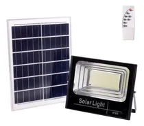 Comprar Foco Reflector Solar Led  200w +panel Solar Jardin Exterior 