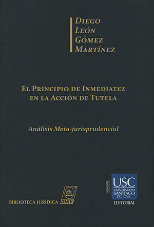 Libro Principio De Inmediatez En La Accion De Tutel Original