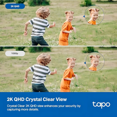 Tp-link Tapo C120 Cámara De Seguridad Wifi Smart 2k+ 4mp Qhd