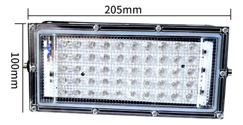 Led Uv Black 50w À Prova D'água