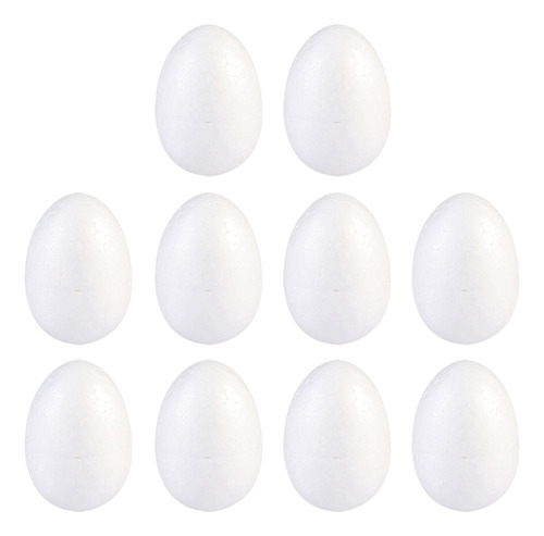 10 Huevos De Pascua Blancos Para Pintar, Manualidades, Para