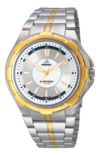 P6511sg-072201a - Reloj Pegaso Metalico Bicolor