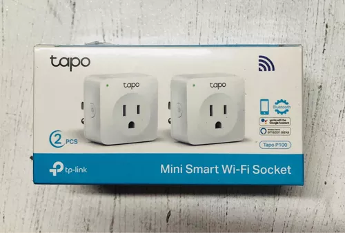 Mini Enchufe Inteligente Tp-link, Wifi, Tapo P100 (2-pack) TP LINK