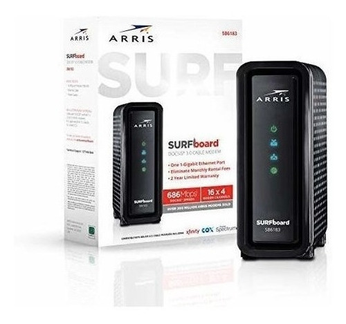 Tabla De Surf Arris Docsis 2 Negro