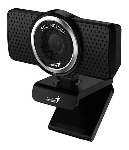 Imagen 2 de 5 de Cámara web Genius ECam 8000 Full HD 30FPS color negro