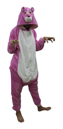 Imagem 1 de 1 de Macacão Pijama Kigurimi Pantera Rosa Tam M - Zc 10071339