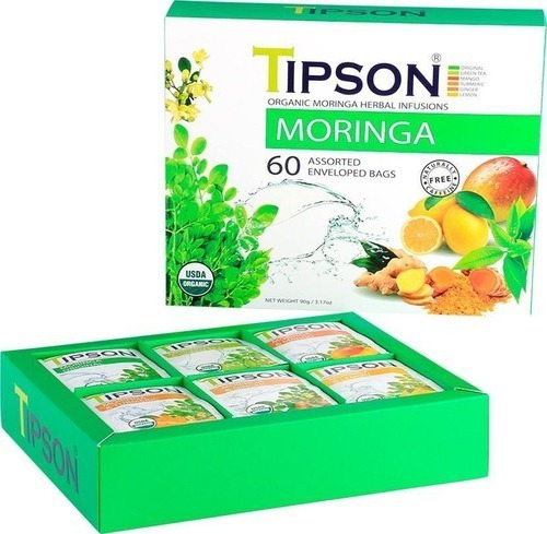 Infusión Tipson Moringa Surtida 60 Unid. Agronewen.